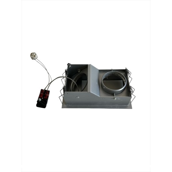 Delta light 2022120A Carree 235 S1 A fixed/oriental spotlight 2x50w 12v gx5.3 155mm x 90mm p.60mm